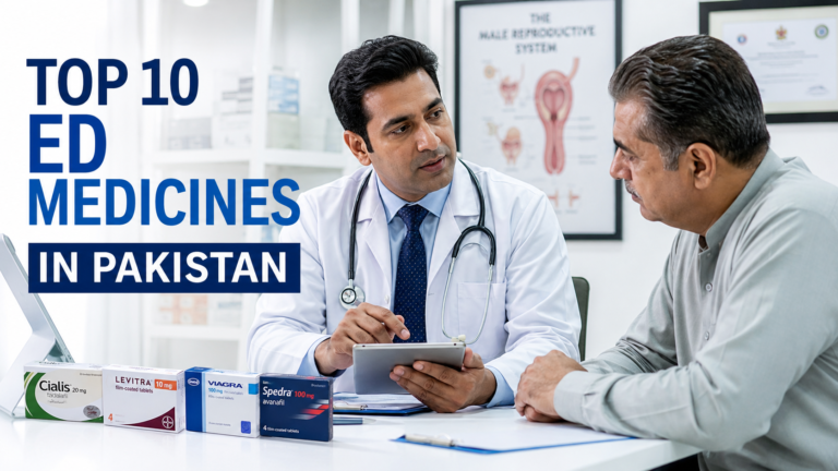 Top 10 Erectile Dysfunction Medicines Available in Pakistan – Complete 2026 Guide